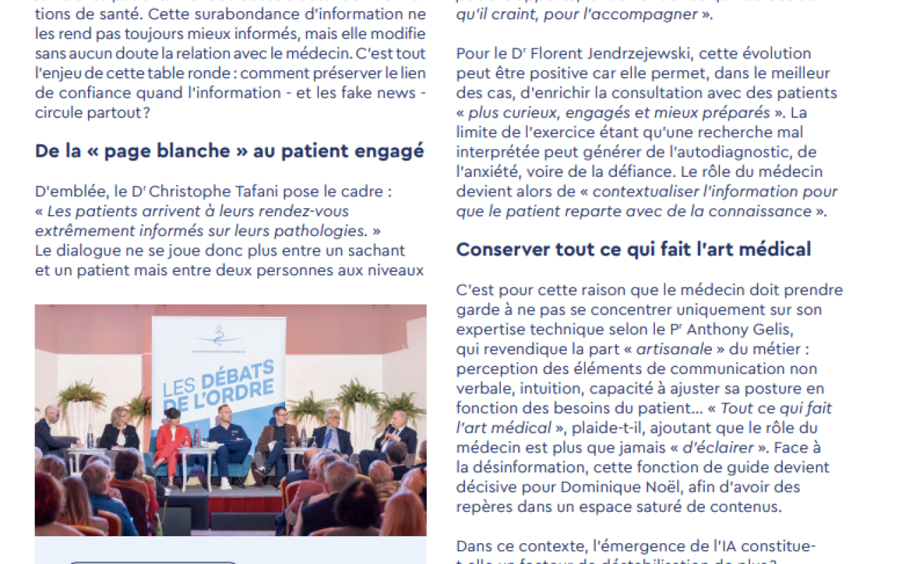 comment creer le lien a l'heure de la surinformation?